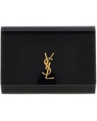 Saint Laurent - Vicky Minaudière Logo Cross Body Bag - Lyst