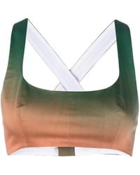 Philosophy Di Lorenzo Serafini - Gradient-Effect Cropped Top - Lyst