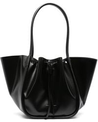 Proenza Schouler - Large Ruched Leather Tote Bag - Lyst