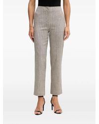 Sisley - Pantalon À Fines Rayures - Lyst
