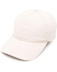 Totême - Leather-trim Cotton Baseball Cap - Lyst