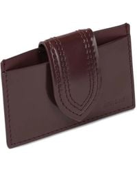 Jacquemus - The Bambino Stitched Tab Wallet - Lyst