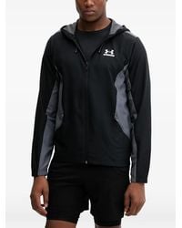 Under Armour - Tech Sport Woven Colour-Block Drawstring-Hood Jacket - Lyst