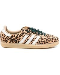 adidas - Samba Animal-Print Sneakers - Lyst