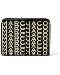 Marc Jacobs - The Monogram Leather Zip-around Wallet - Lyst