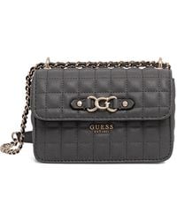 Guess - Nadira Quilted Cross Body Bag - Lyst