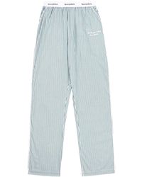 Sporty & Rich - Faubourg Cotton Pajama Trousers - Lyst