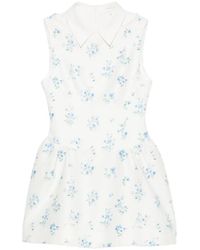 ShuShu/Tong - Floral-Print Mini Dress - Lyst
