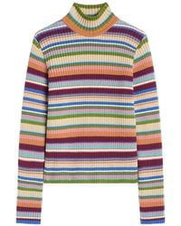 Dries Van Noten - Ribbed Wool Sweater - Lyst