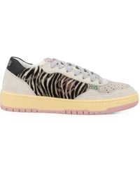 Evenuel - Zebra-Print Panelled Sneakers - Lyst