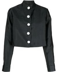 Lee Mathews - Giacca-camicia crop Penny - Lyst
