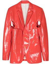 Walter Van Beirendonck - Star Cut-Out Blazer - Lyst