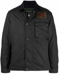 Barbour - Wax-Effect Field Jacket - Lyst