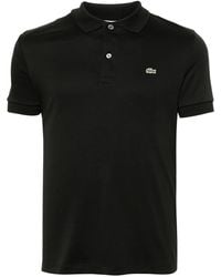 Lacoste - Logo-Patch Jersey Polo Shirt - Lyst