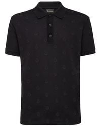 Billionaire - Crest-Embroidered Piqué Polo Shirt - Lyst