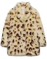Prada - Shearling Coat - Lyst