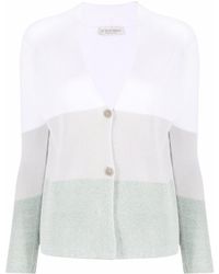 Le Tricot Perugia - Gestreifter Cardigan - Lyst