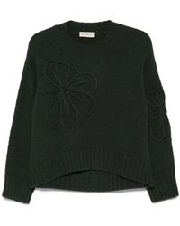 Bruno Manetti - Flower-Embellished Wool Sweater - Lyst