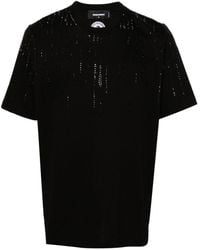 DSquared² - T-shirt en coton à ornements en cristal - Lyst