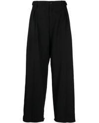 Yohji Yamamoto - Tailored Wide-Leg Wool Trousers - Lyst