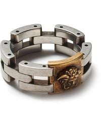 Versace - Medusa Link Ring - Lyst
