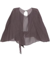 Antonelli - Semi-Sheer Cape - Lyst
