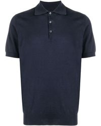 Brunello Cucinelli - Fine Knit Short-sleeved Polo Shirt - Lyst