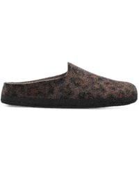 Birkenstock - Mules Amsterdam Wrapped Dip À Imprimé Léopard - Lyst