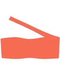 JADE Swim - Halo One-Shoulder Bikini Top - Lyst