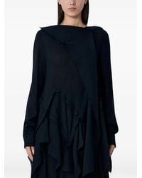 Limi Feu - Draped Long-Sleeve Top - Lyst