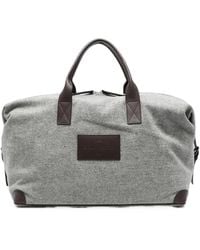 Gran Sasso - Herringbone-Pattern Wool Tote Bag - Lyst