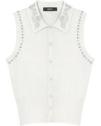 Versace - Canotta Con Decorazione - Lyst