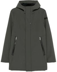 Rrd - Cappotto Con Zip E Cappuccio - Lyst