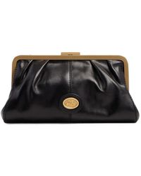 The Bridge - Logo-Plaque Clutch Bag - Lyst