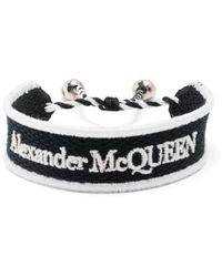 Alexander McQueen - Geborduurde Armband - Lyst