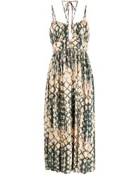 Ulla Johnson - Freya Halterneck Midi Dress - Lyst