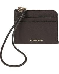 MICHAEL Michael Kors - Petit Porte-Cartes Jet Set En Cuir Grainé - Lyst