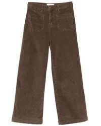Five Jeans - Corduroy Wide-Leg Trousers - Lyst