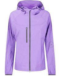 adidas By Stella McCartney - Hooded Zip-Front Running Jacket - Lyst