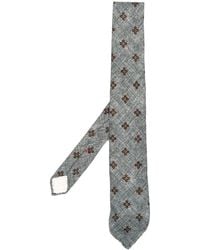 Dell'Oglio - Patterned Silk Tie - Lyst