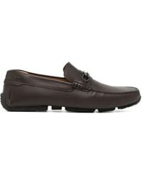 Bally - Double B Logo Plaque Loafers - Lyst