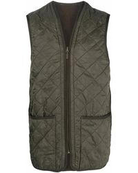 Barbour - Chaleco acolchado con bolsillos - Lyst