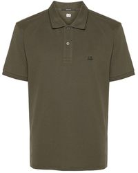 C.P. Company - Regular Striped Collar Polo Shirt - Lyst