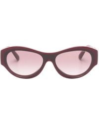Emporio Armani - Geometric-Frame Sunglasses - Lyst