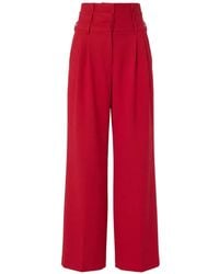 Monse - Triple-Waistband Pleated Trousers - Lyst