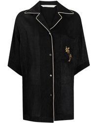 Palm Angels - Soireé Logo-Embroidered Shirt - Lyst