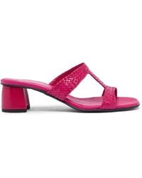 CAREL PARIS - Pyramide T Woven Calf-Leather Sandals - Lyst