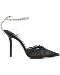 Jimmy Choo - Saeda Floral Lace Pumps - Lyst