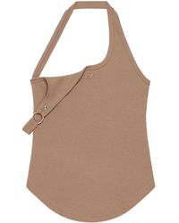 Courreges - アシンメトリー トップ - Lyst