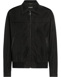 Dolce & Gabbana - Logo-Plaque Bomber Jacket - Lyst